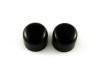 Ebony Dome Knobs