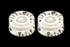 Vintage Style Speed Knobs Set of 2 White