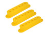 Yellow Pickup Covers for Stratocaster - Set of 3