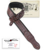 Dark Brown Gator Strap with Padded Glove Leather Back