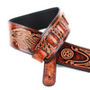 Bourbon Brown Racing Eagle With Basket Weave & Texas Star Padded Strap