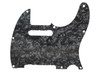 Dark Black Pearloid 4-Ply Pickguard for Telecaster 8-Hole