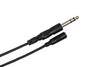 Hosa Headphone Adaptor Cable 3.5 mm TRS to 1/4 in TRS 10 ft