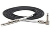 Hosa Standard Guitar Cable 25 ft Straight to Right-angle