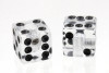 Dice Guitar Knobs Unmatched Clear