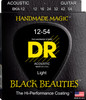 DR Black Beauties Coated Acoustic Guitar Strings Light 12-54