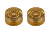 Unmarked Vintage Style Speed Knobs Set of 2 Gold