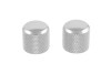 Push-On Metal Dome Knobs Chrome