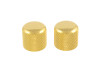 Push-On Metal Dome Knobs Gold