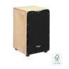 Stagg Standard-Sized Birch Cajón with Black Front Board Finish