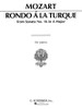 Mozart Rondo A La Turque from Sonata No. 16 in A Major for Piano