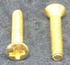 Countersunk Pickup Mounting Screws Gold Pack of 50