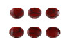 Small Schaller Style Button Set for Gotoh Tuners-Red Jasper