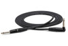 Hosa Pro Guitar Cable 5 ft Straight to Right-angle