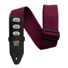 Ernie Ball Polypro Pickholder Guitar Strap/Bass Strap - Burgundy