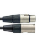 Stagg 1M/3FT MIC CABL XLRf-XLRm DLX