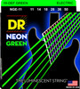 DR Electric HI-DEF NEON - GREEN Colored Electric Guitar Strings: Light 11-50