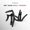 D'Addario PW-CP-09 Tri-Action Capo, Black