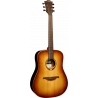 Lag Guitars T118D-BRS Tramontane Acoustic Guitar Dreadnought Brown Shadow W/ Hybrid Case