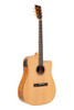 Stagg SA45 DCE-FM Dreadnought cutaway acoustic-electric guitar with spruce top, 45 series