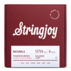 Stringjoy SJ-NB1254 NATURALS 12-54 Phos Bronz Acou Guitar