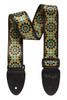 Stagg Terylene guitar strap with Mandala pattern