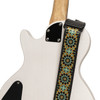 Stagg Terylene guitar strap with Mandala pattern