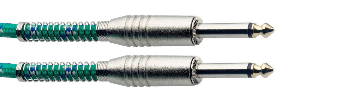 Stagg 3 m (10')  Vintage Tweed Cable-Straight to Straight GR