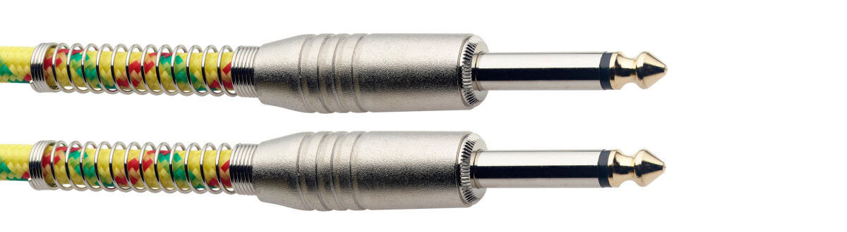 Stagg 3 m (10')  Vintage Tweed Cable-Straight to Straight YL