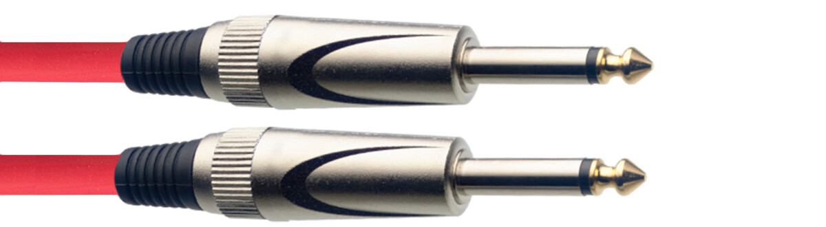 Stagg 3 m (10') Deluxe Instrument Cable -Straight to Straight RD