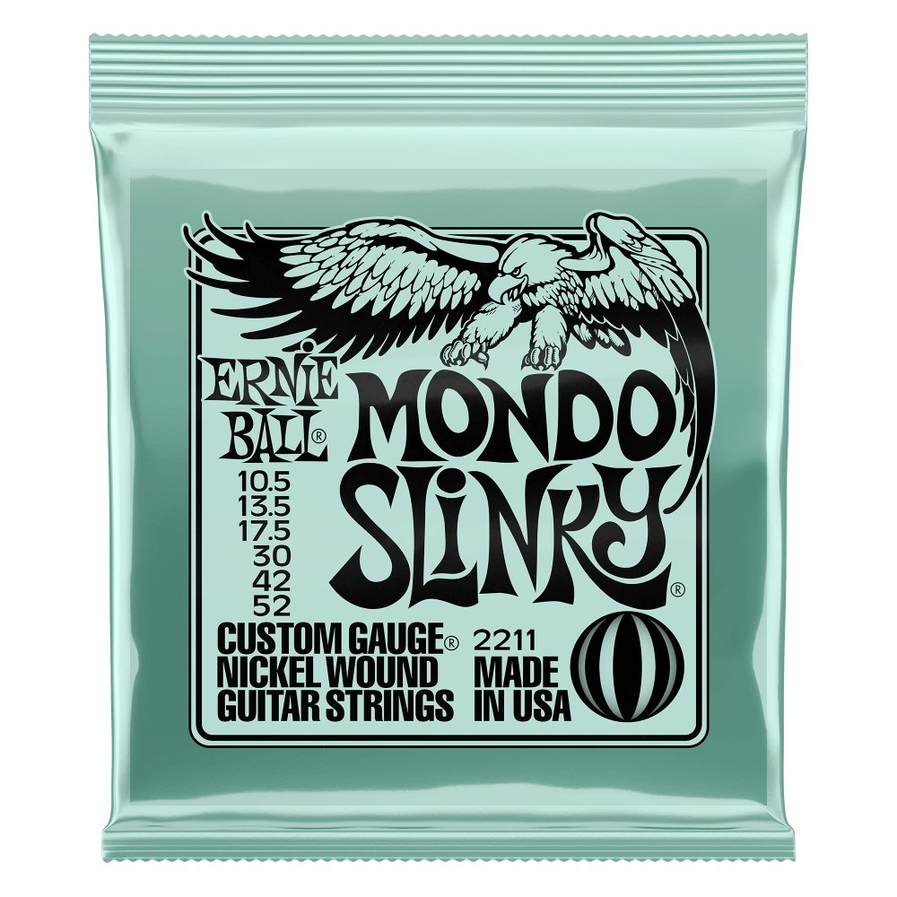 Ernie Ball Mondo Slinky Nickel Wound Electric Guitar Strings 10.5-52 Gauge