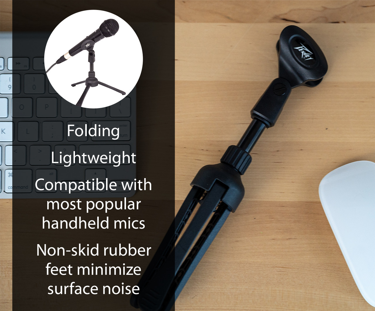 Peavey Microphone Desktop Tripod Stand