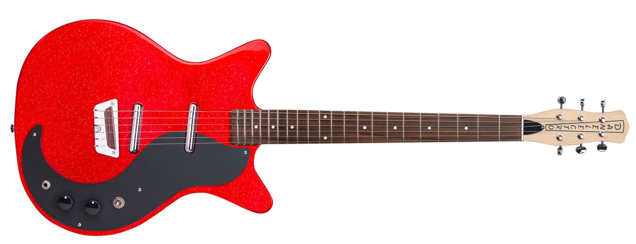 DANELECTRO GLITTER ‘59 - Red w Silver Glitter