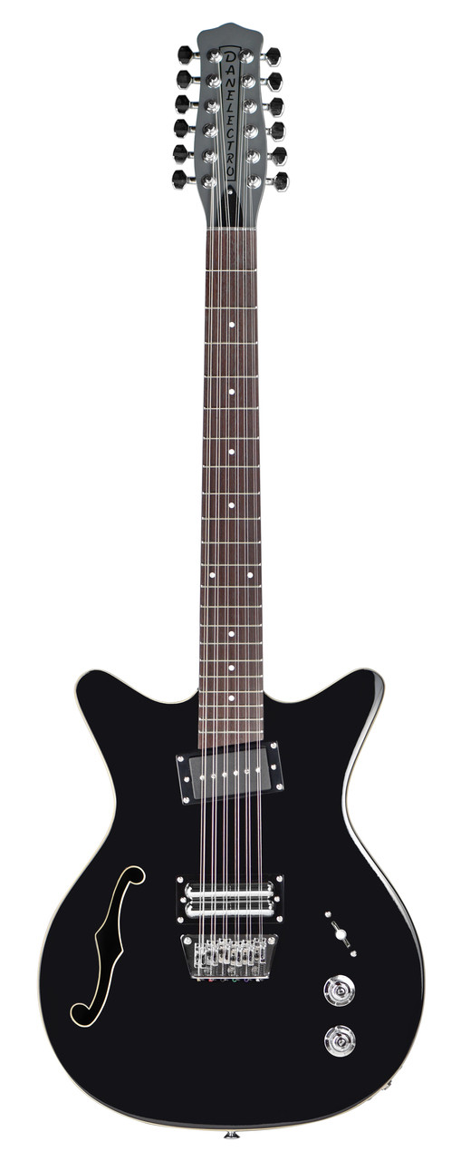 DANELECTRO FIFTY NINER 12 STRING GUITAR BLACK