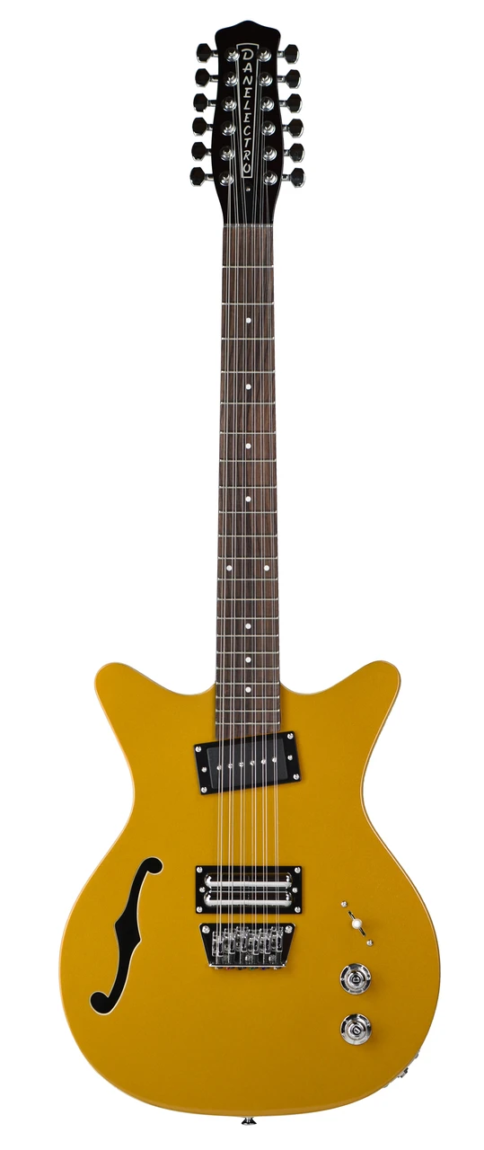 DANELECTRO FIFTY NINER 12 STRING GUITAR GOLD