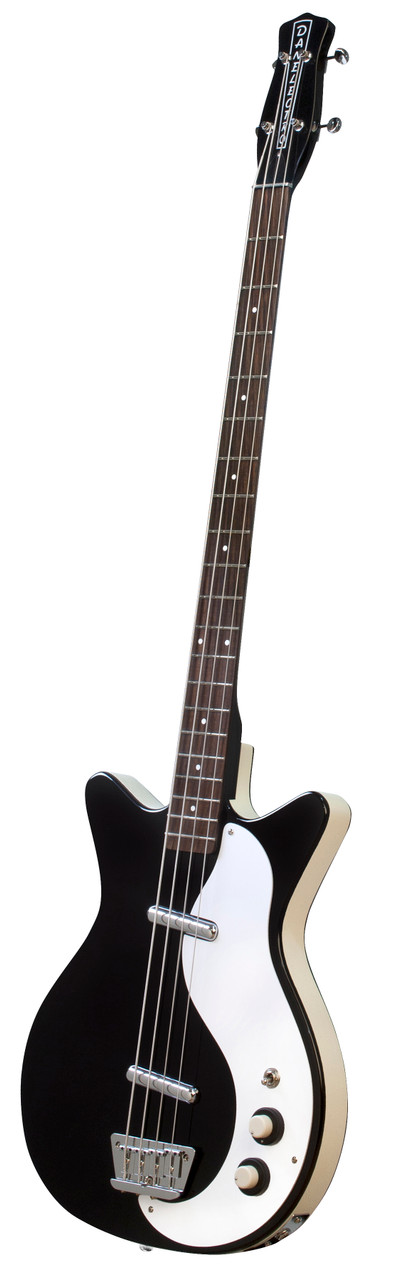 DANELECTRO 59DC SHORT SCALE BASS - BLACK METALFLAKE