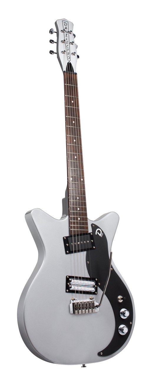 DANELECTRO 59XT- SILVER WITH WILKINSON TREMOLO
