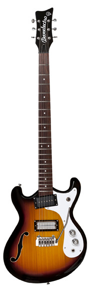 DANELECTRO 66BT- BARITONE 3 TONE SUNBURST W/TREMOLO