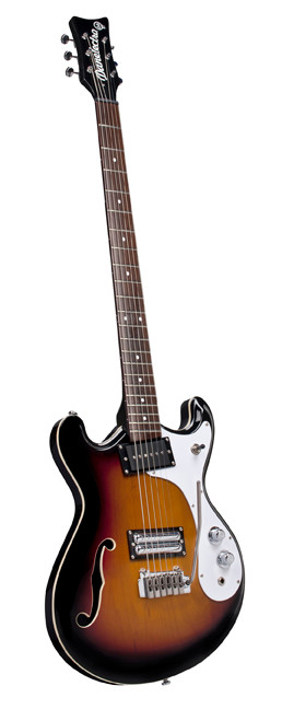 DANELECTRO 66BT- BARITONE 3 TONE SUNBURST W/TREMOLO