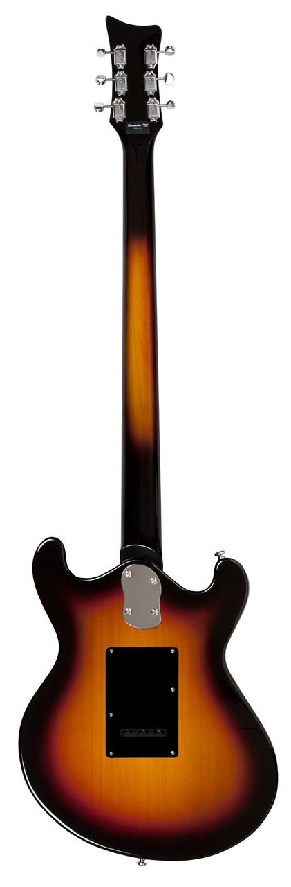 DANELECTRO 66BT- BARITONE 3 TONE SUNBURST W/TREMOLO