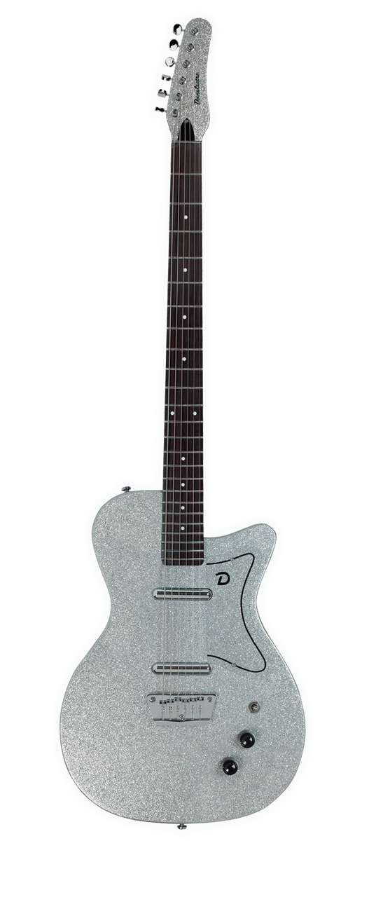 Danelectro DANO 56 BARITONE SILVER METALFLAKE