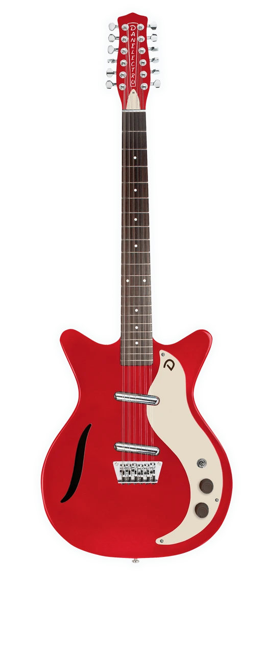 Danelectro DAN0 59 VINTAGE 12 STRING RED METALLIC