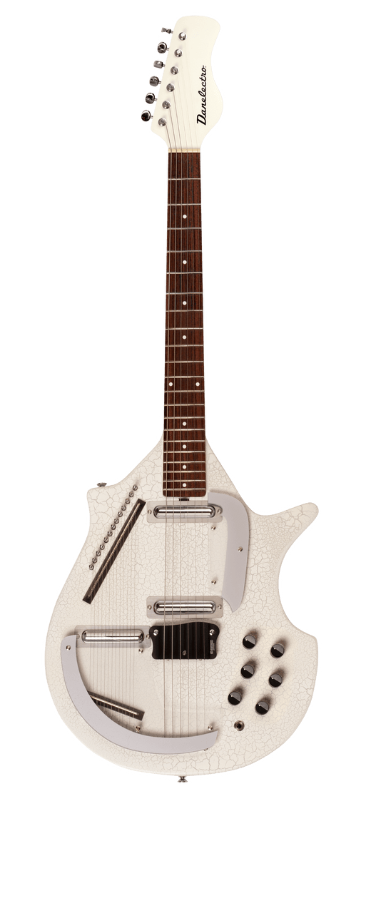 Danelectro CORAL SITAR-WHITE CRACKLE
