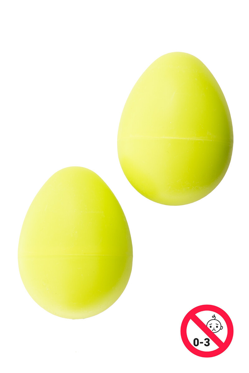 Stagg Pair of plastic Egg Shakers-Green