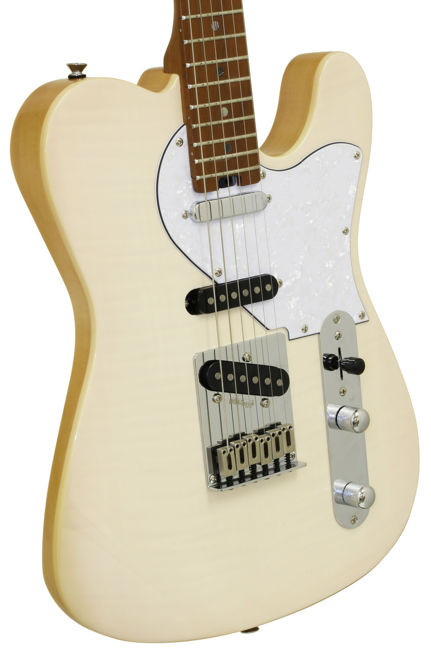 ARIA PRO II 615 MK2 Nashville Marble White Electric Guitar