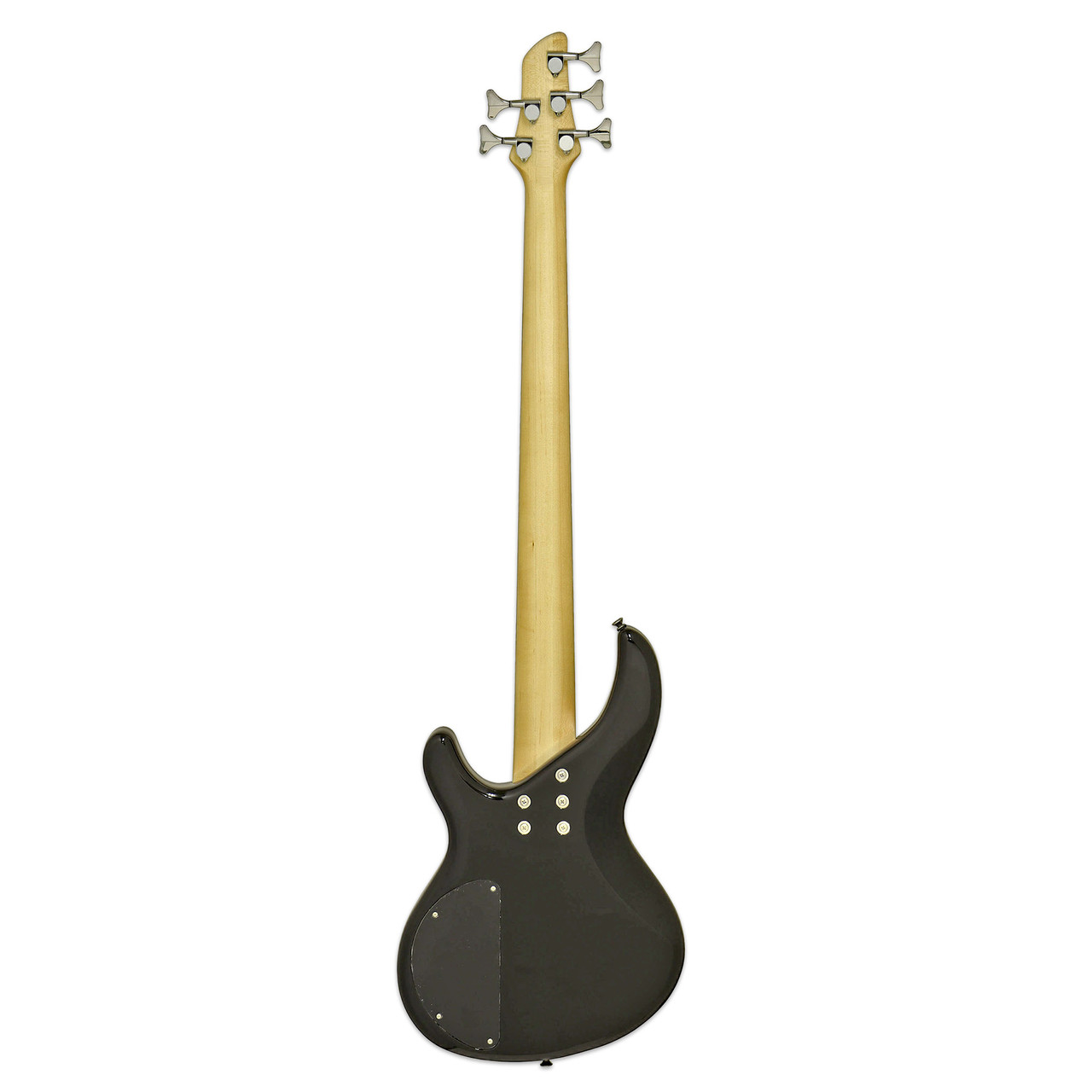 ARIA PRO II Metallic Black 5 String Electric Bass Guitar