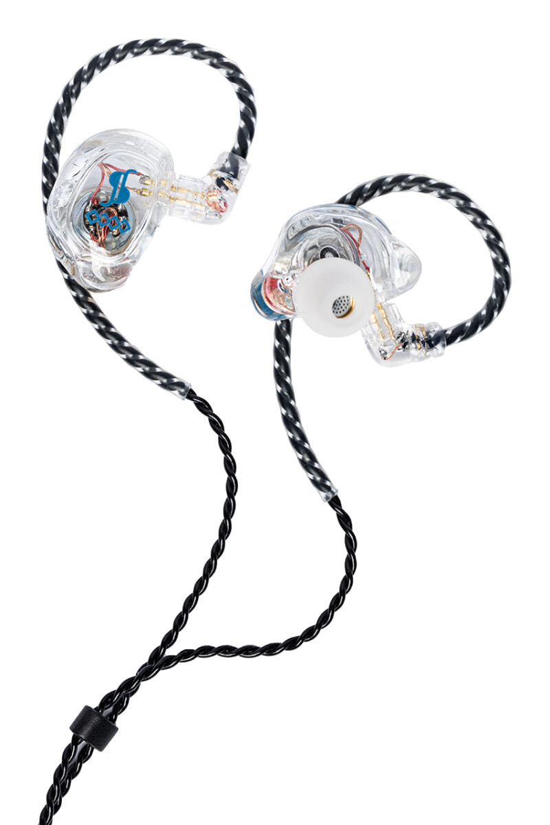 Stagg High Resolution, 4 drivers, Sound Isolating Transparent Earphones