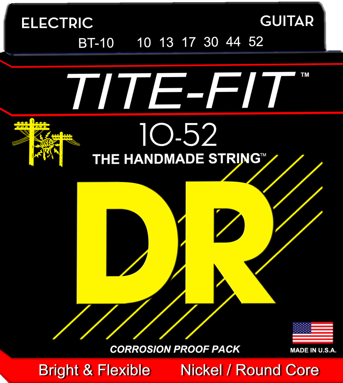 DR Electric Tite-Fit Nickel Plated BT-10      10 13 17 30 44 52
