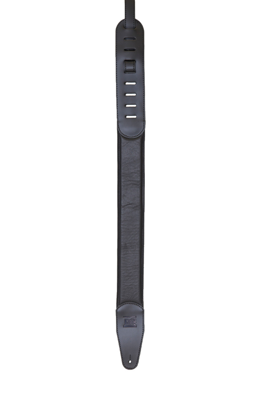DR Strings Butter-Soft Black Padded Guitar or Bass Strap