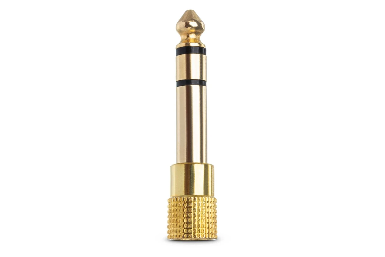 Hosa GHP-105 Headphone Adapter 3.5 mm TRS to 1/4 in TRS